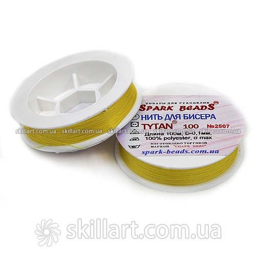 Нитки для бисера Tytan 100 Spark Beads (100м)